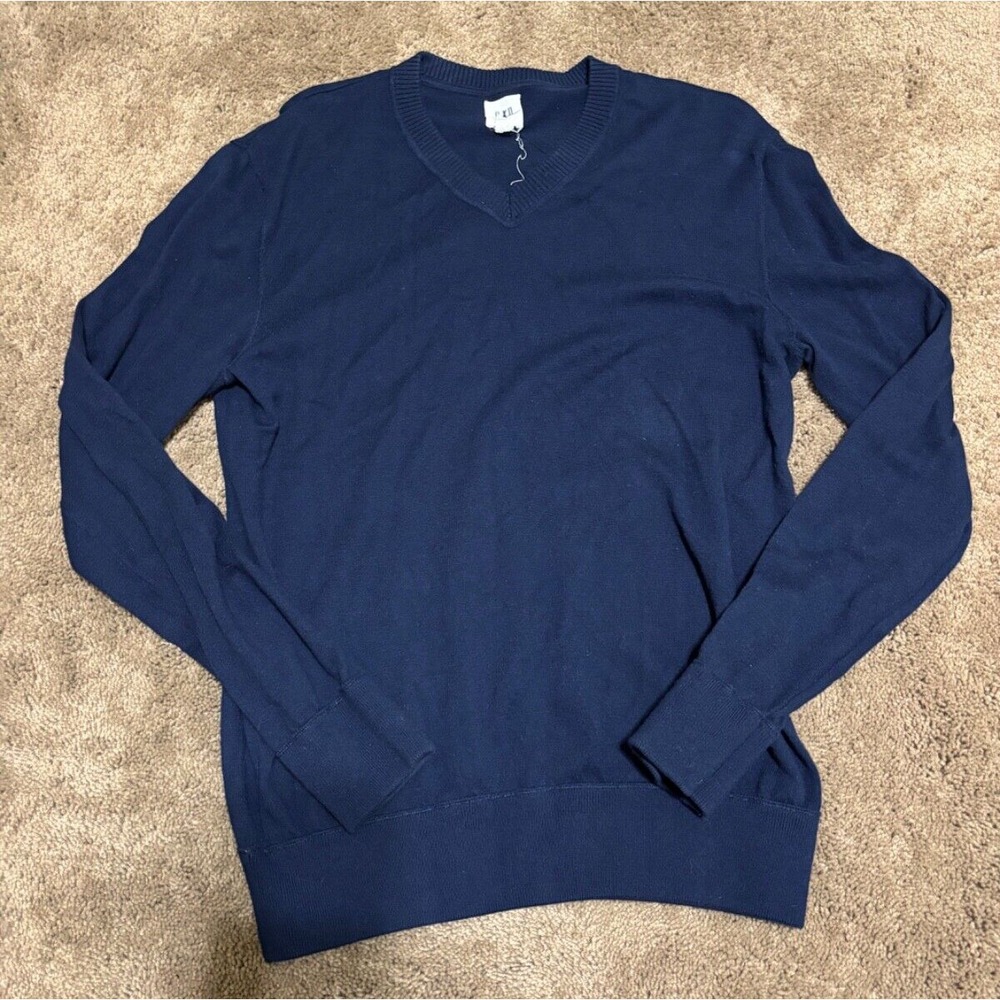 Gap Sweater Men Size Small Blue Navy V Neck